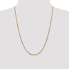 Gold (14K) Semi-Solid Round Box Chain