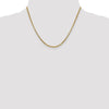 Gold (14K) Semi-Solid Round Box Chain