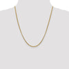 Gold (14K) Semi-Solid Round Box Chain