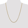 Gold (14K) Semi-Solid Round Box Chain