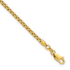 Gold (14K) Semi-Solid Round Box Chain