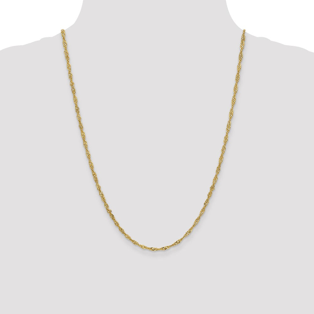 Gold (14K) Lightweight Singapore Chain