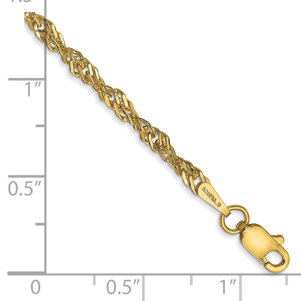 Gold (14K) Lightweight Singapore Chain