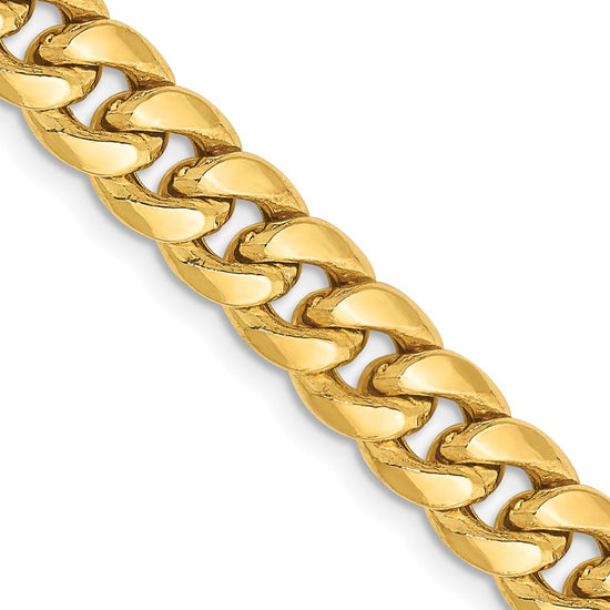 Gold (10K & 14K) Semi-Solid Miami Cuban Chain