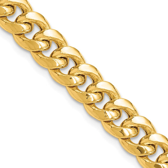 Gold (10K & 14K) Semi-Solid Miami Cuban Chain