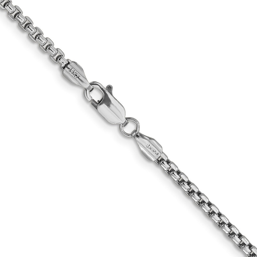 Gold (14K) Semi-Solid Round Box Chain