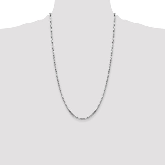 Gold (14K) Semi-Solid Round Box Chain
