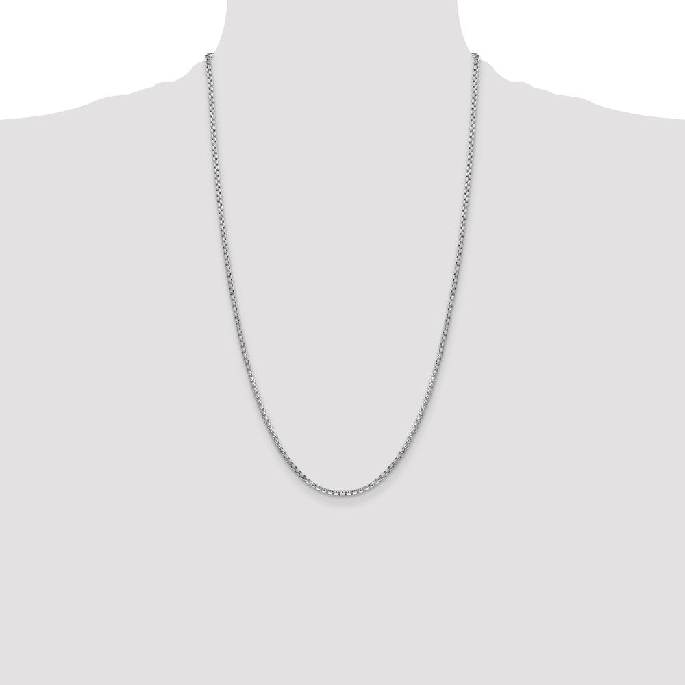 Gold (14K) Semi-Solid Round Box Chain