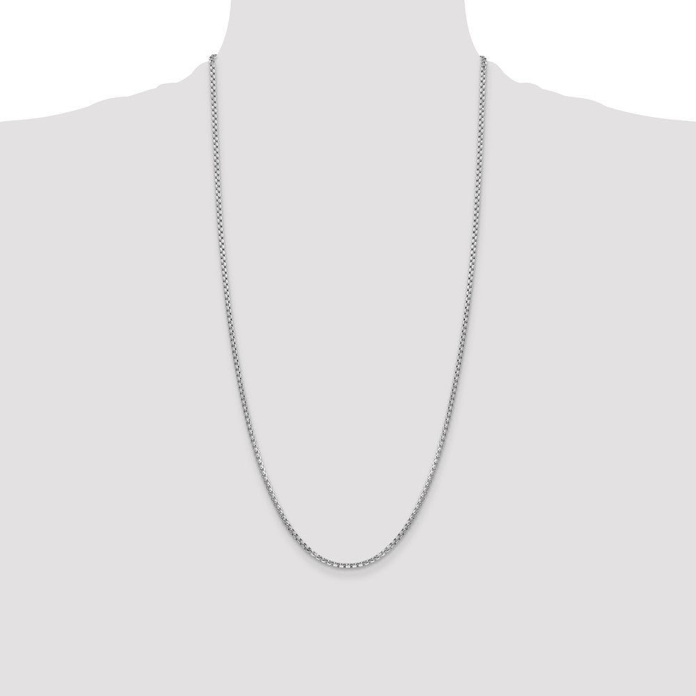 Gold (14K) Semi-Solid Round Box Chain