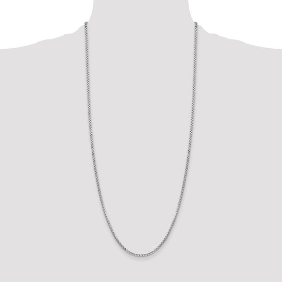 Gold (14K) Semi-Solid Round Box Chain