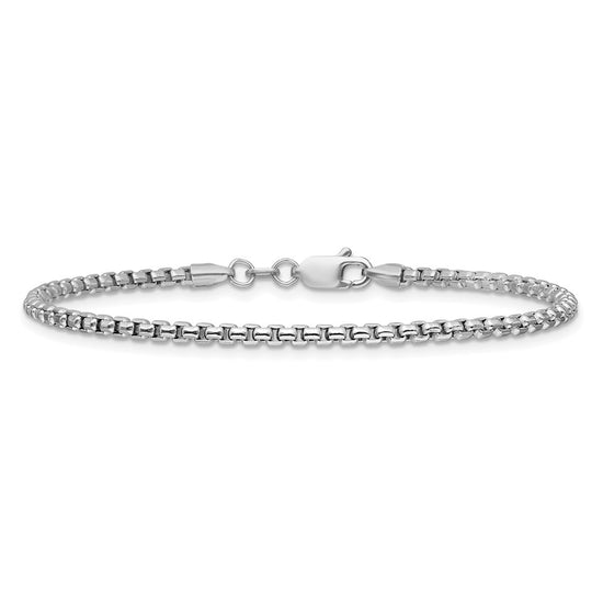 Gold (14K) Semi-Solid Round Box Chain