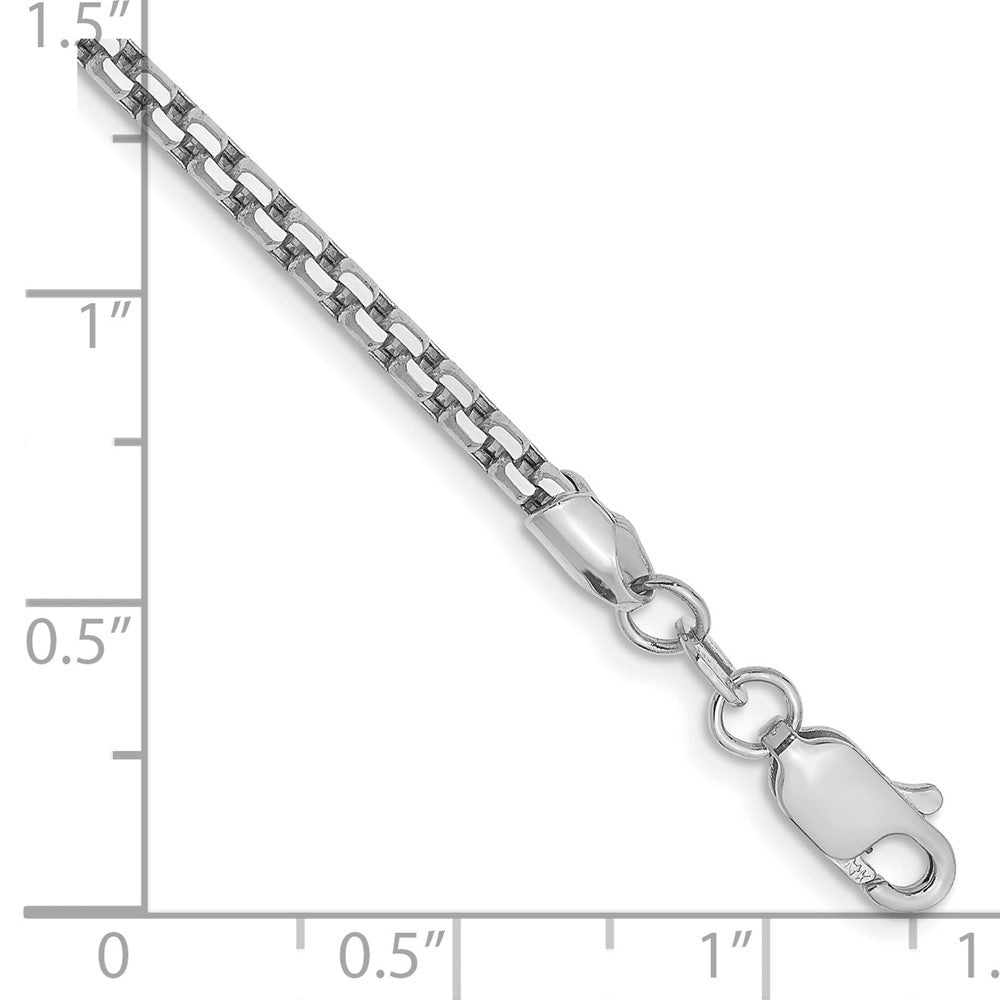 Gold (14K) Semi-Solid Round Box Chain