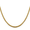 Gold (14K) Semi-Solid Round Box Chain