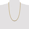 Gold (14K) Semi-Solid Round Box Chain