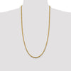 Gold (14K) Semi-Solid Round Box Chain