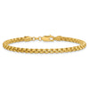 Gold (14K) Semi-Solid Round Box Chain