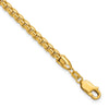 Gold (14K) Semi-Solid Round Box Chain