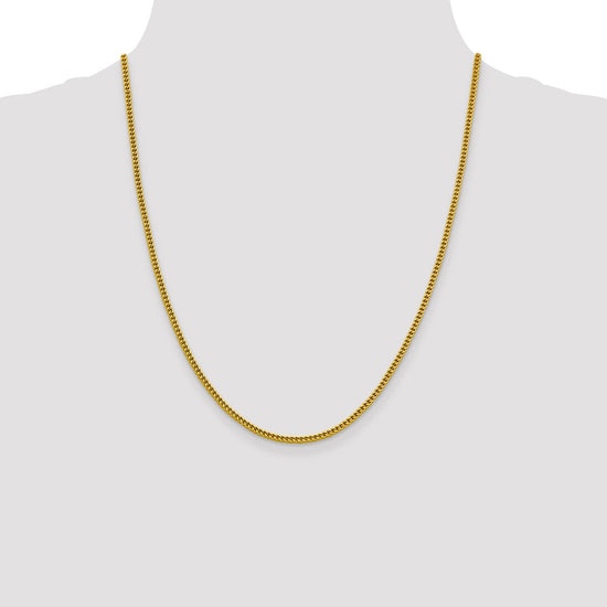 Gold (14K) Semi-Solid Franco Chain