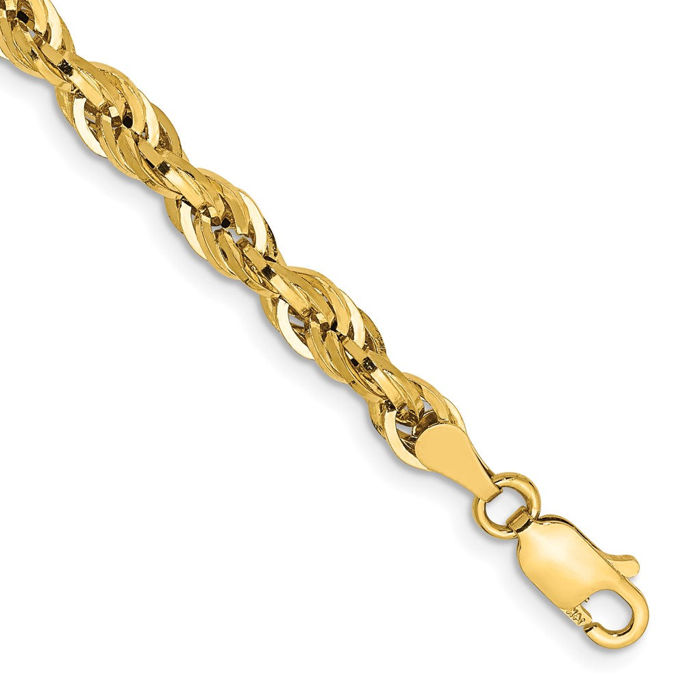 Gold (10K & 14K) Semi-Solid Rope Chains