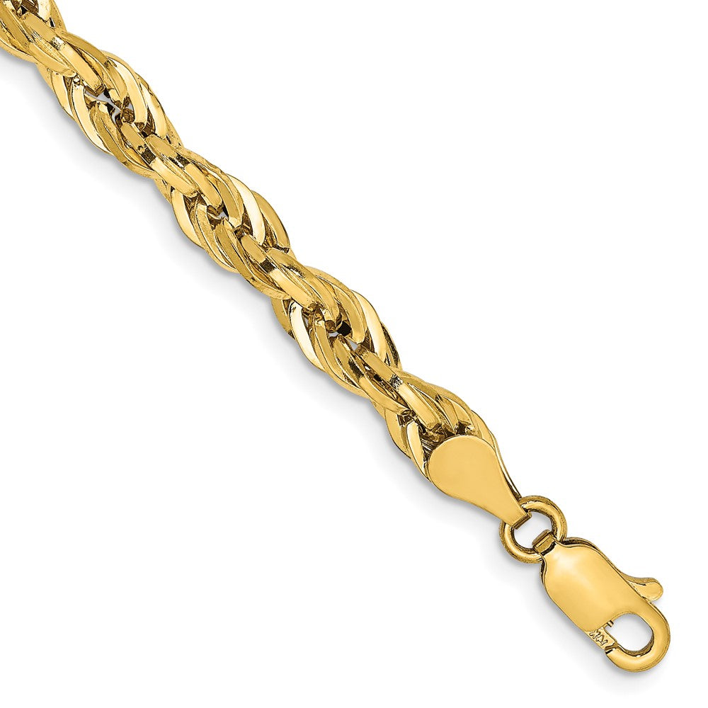 Gold (10K & 14K) Semi-Solid Rope Chains