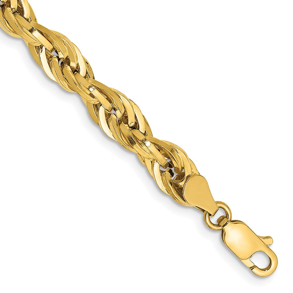 Gold (10K & 14K) Semi-Solid Rope Chains