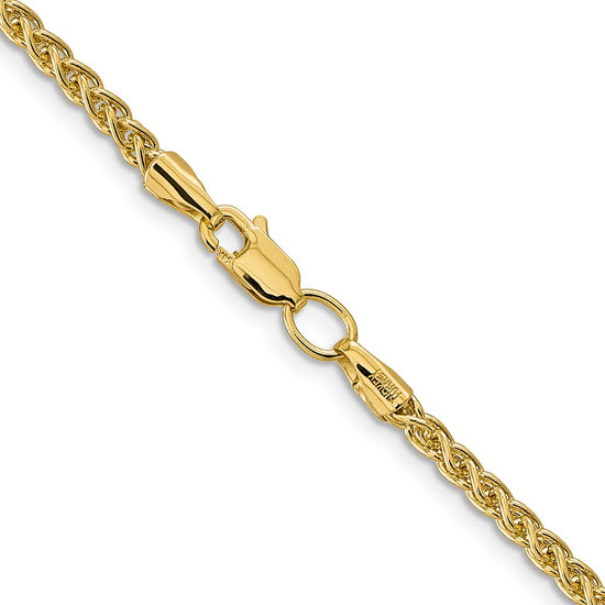 Gold (14K) Semi-Solid Wheat Chain