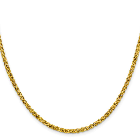 Gold (14K) Semi-Solid Wheat Chain