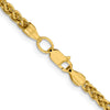 Gold (14K) Semi-Solid Wheat Chain
