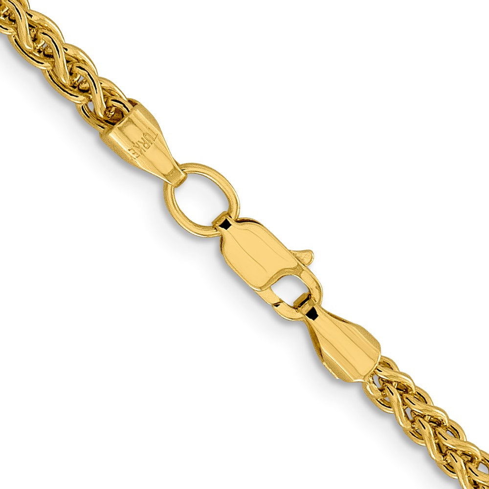 Gold (14K) Semi-Solid Wheat Chain