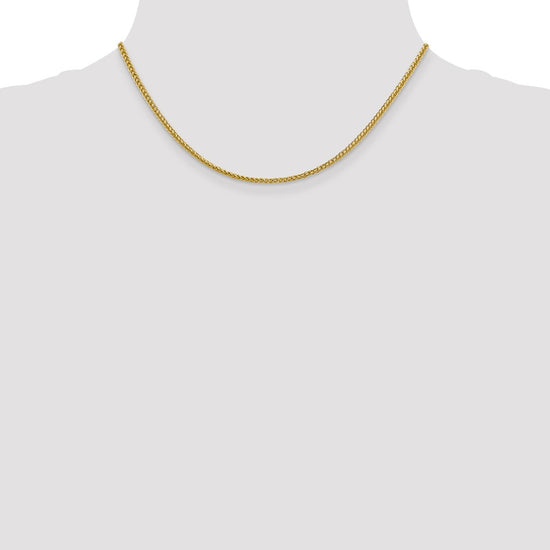 Gold (14K) Semi-solid 3-Wire Wheat Chain