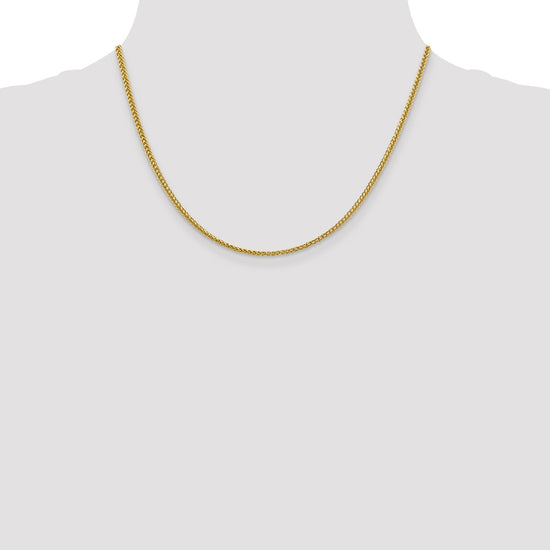 Gold (14K) Semi-solid 3-Wire Wheat Chain