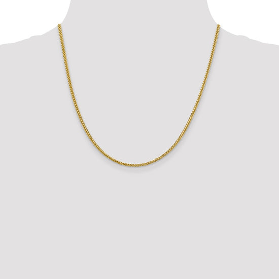 Gold (14K) Semi-solid 3-Wire Wheat Chain