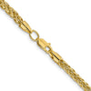 Gold (14K) Semi-solid 3-Wire Wheat Chain