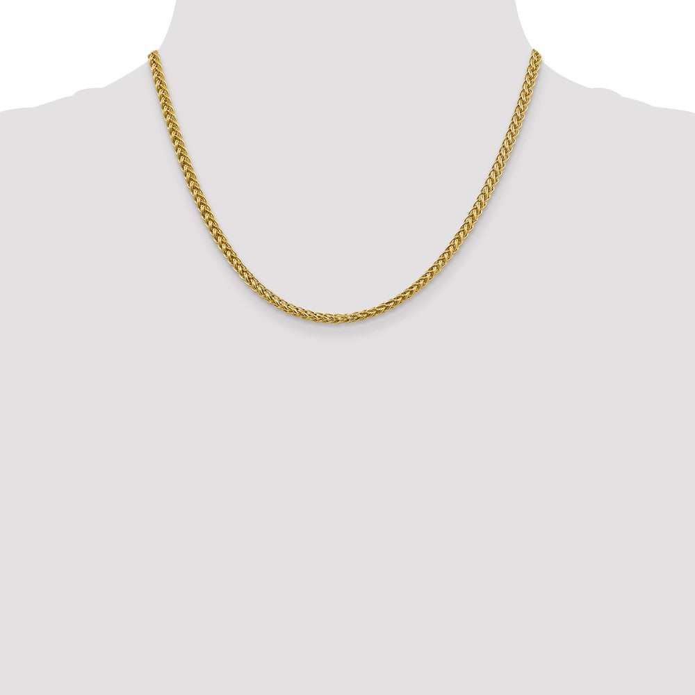 Gold (14K) Semi-solid 3-Wire Wheat Chain