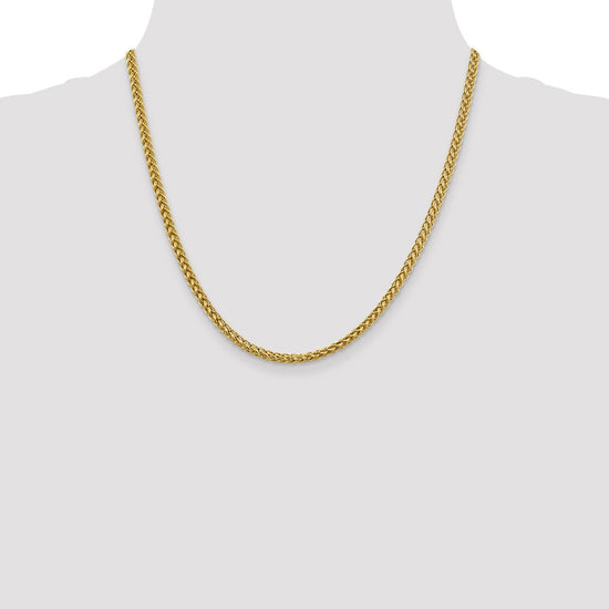 Gold (14K) Semi-solid 3-Wire Wheat Chain