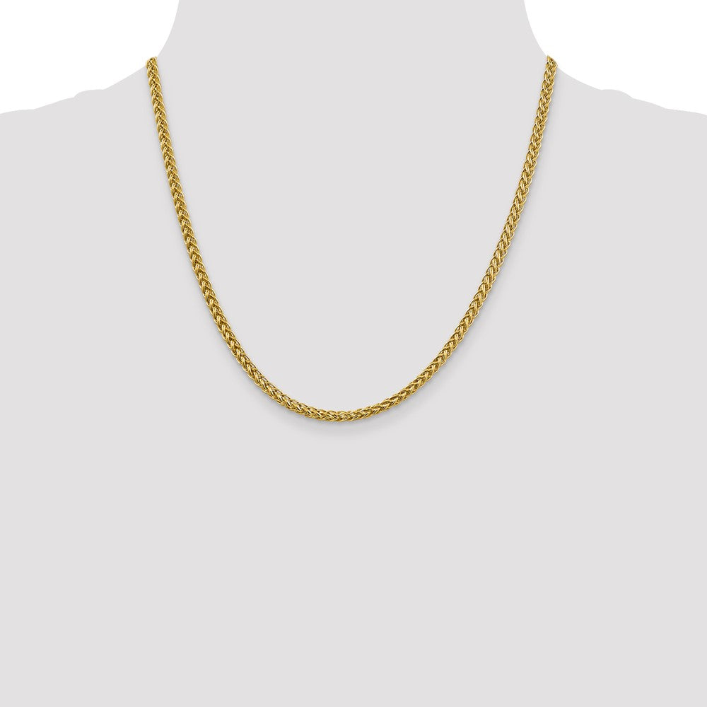 Gold (14K) Semi-solid 3-Wire Wheat Chain