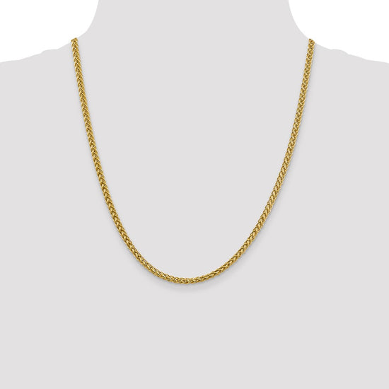 Gold (14K) Semi-solid 3-Wire Wheat Chain