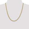 Gold (14K) Semi-solid 3-Wire Wheat Chain