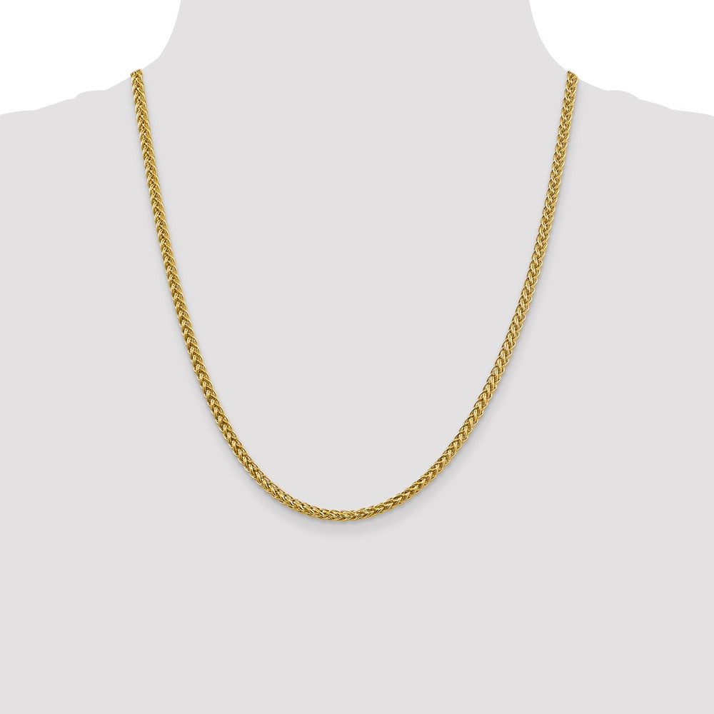 Gold (14K) Semi-solid 3-Wire Wheat Chain
