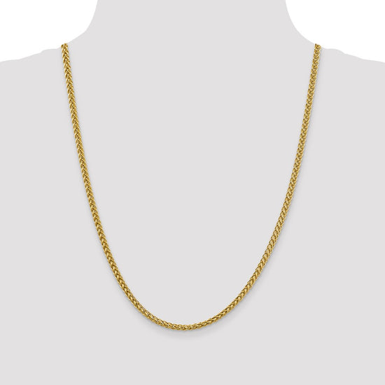 Gold (14K) Semi-solid 3-Wire Wheat Chain