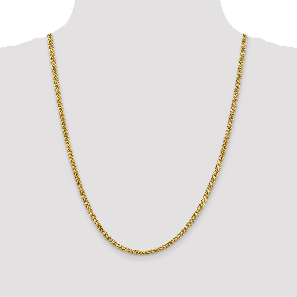 Gold (14K) Semi-solid 3-Wire Wheat Chain