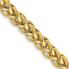 Gold (14K) Semi-solid 3-Wire Wheat Chain