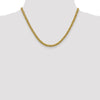 Gold (14K) Semi-solid 3-Wire Wheat Chain