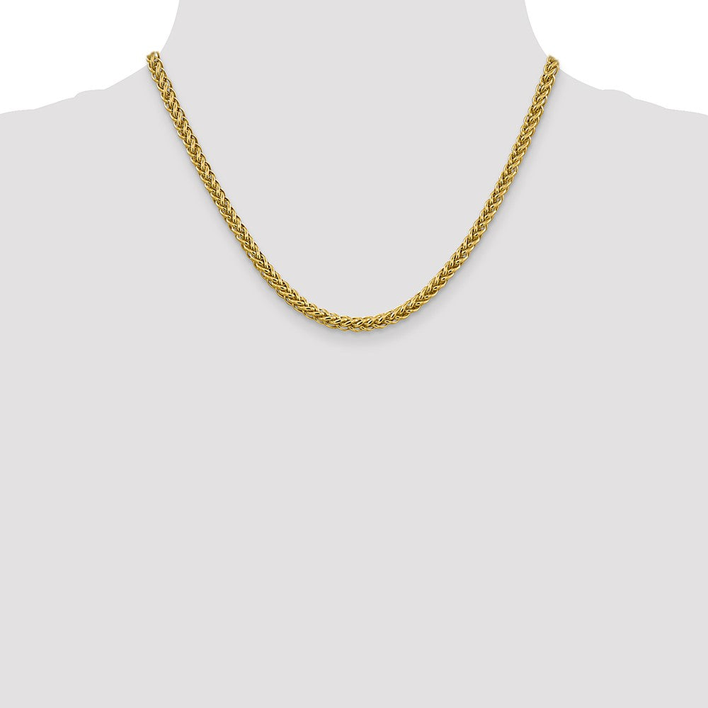 Gold (14K) Semi-solid 3-Wire Wheat Chain
