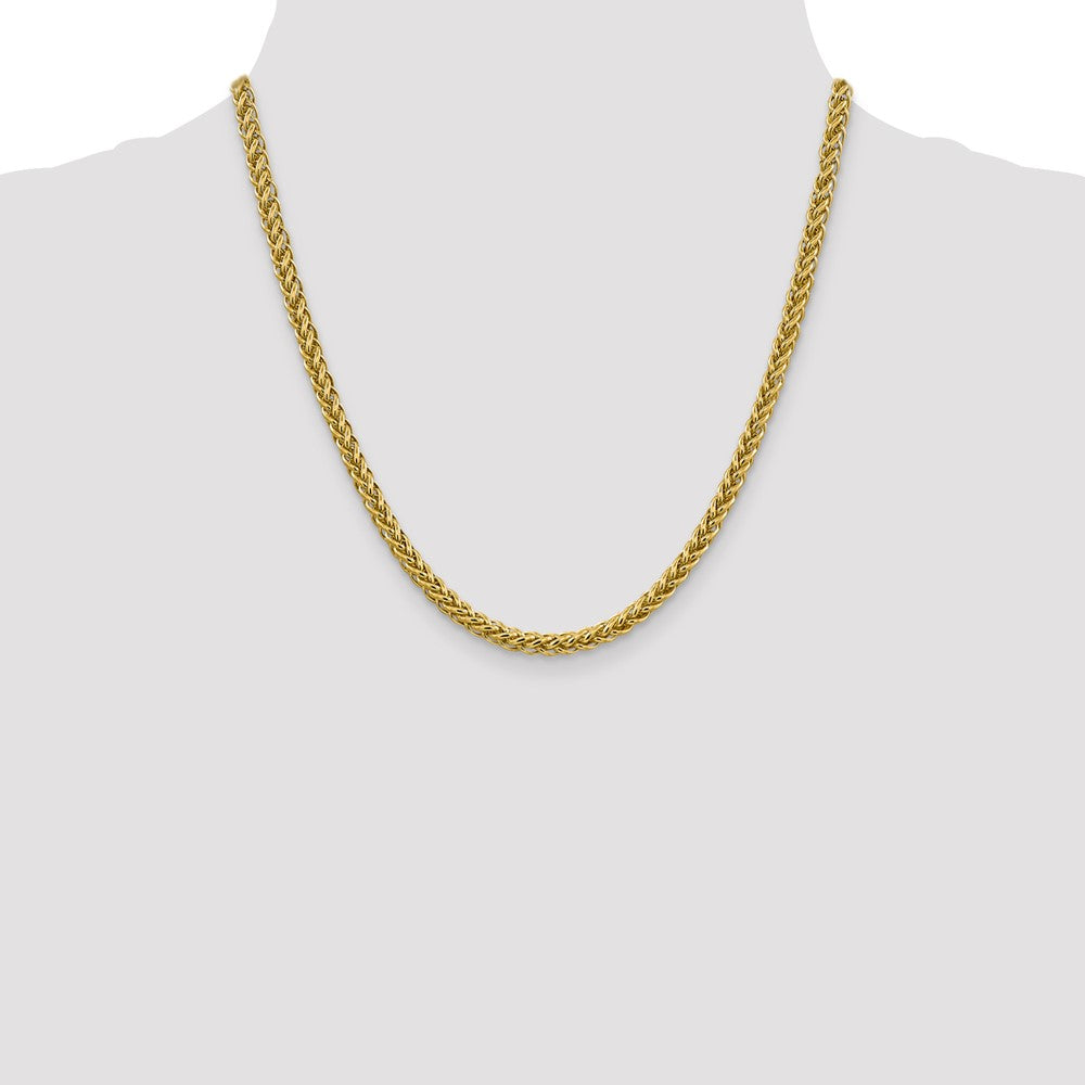 Gold (14K) Semi-solid 3-Wire Wheat Chain