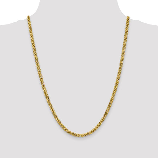 Gold (14K) Semi-solid 3-Wire Wheat Chain