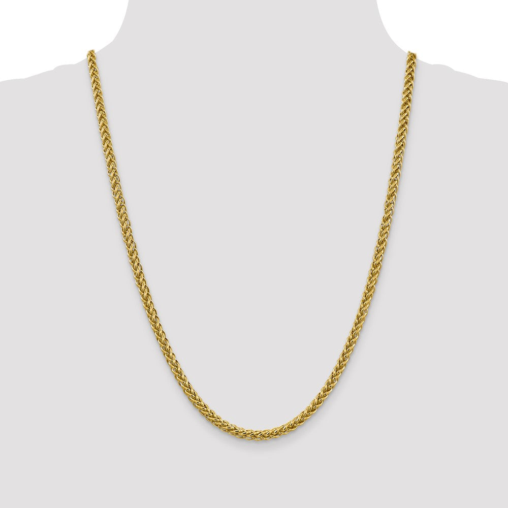 Gold (14K) Semi-solid 3-Wire Wheat Chain