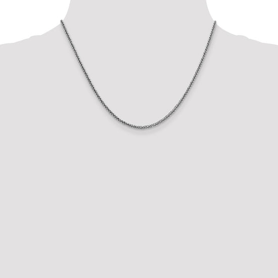 Gold (14K) Semi-solid 3-Wire Wheat Chain