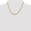 Gold (14K) Semi-Solid Diamond-Cut Wheat Chain