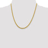 Gold (14K) Semi-Solid Diamond-Cut Wheat Chain